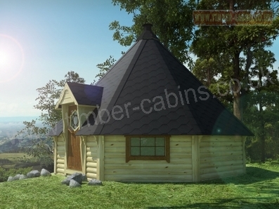 25m2 Kota Grill Log Cabin