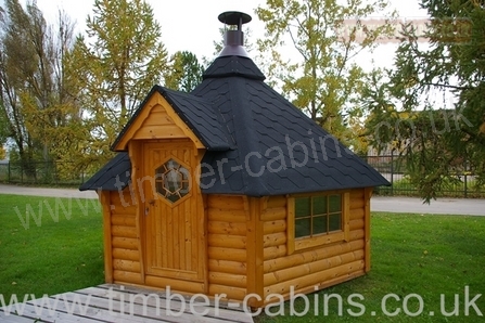 9.2m2 Kota Grill Log Cabin